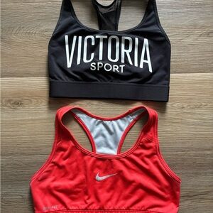 Nike and VS Sports Bras